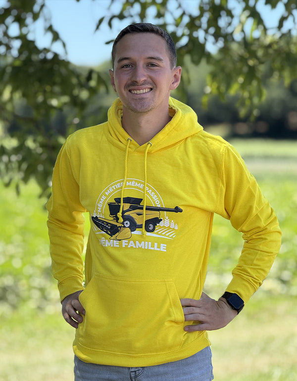 Moissonneuse Jaune pull unisexe